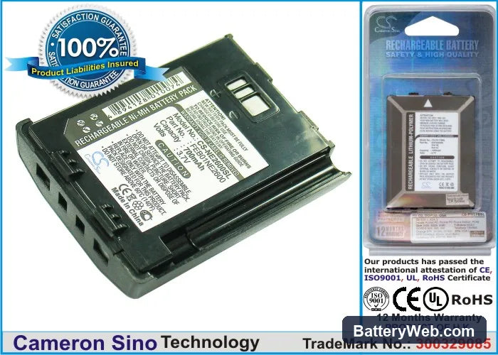 NEC NEX 2600 Replacement Battery, 3.6V, 750mAh, Ni-MH 1