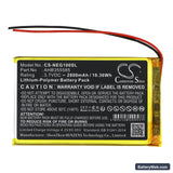 SNK Neo Geo X Gold Handheld Console Replacement Battery, 3.7V, 2800mAh, Li-Polymer 3