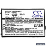 NEC MH240 Replacement Battery, 3.7V, 1100mAh, Li-ion 3
