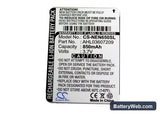 NEC N110 Replacement Battery, 3.7V, 850mAh, Li-ion 5