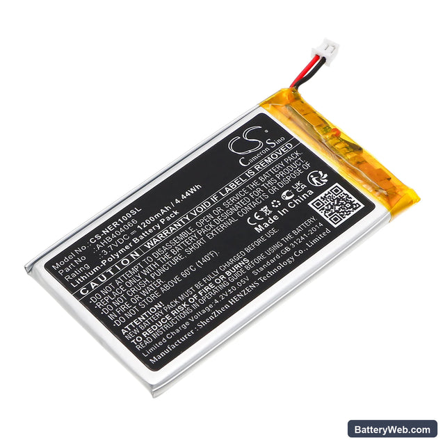 Neeo Control 4 Replacement Battery, 3.7V, 1200mAh, Li-Polymer 1