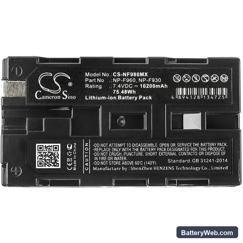 Sound Devices 7-Series Audio Recorders Replacement Battery, 7.4V, 10200mAh, Li-ion 5