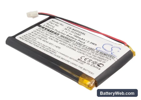 NavGear GT-35 3D Replacement Battery, 3.7V, 700mAh, Li-Polymer 2