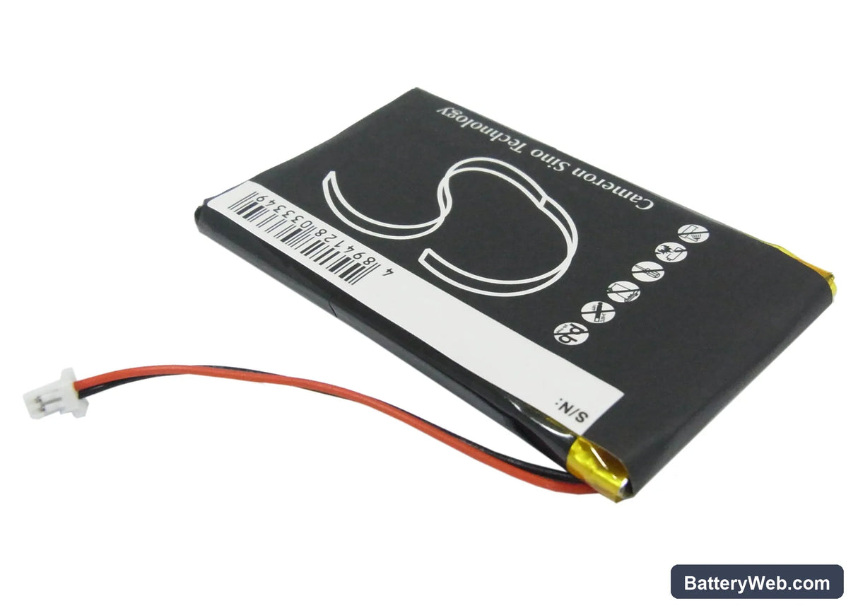 NavGear StreetMate GP-43 Replacement Battery, 3.7V, 1200mAh, Li-Polymer 3