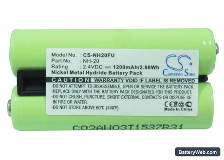 Fujifilm FinePix F420 Zoom Replacement Battery, 2.4V, 1200mAh, Ni-MH 5