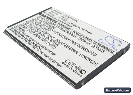 Nokia Nokia XL Replacement Battery, 3.7V, 1650mAh, Li-ion 1