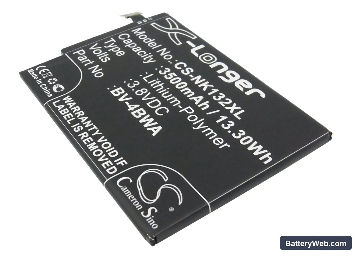 Microsoft Lumia 1320 Replacement Battery, 3.8V, 3500mAh, Li-Polymer 1