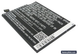 Microsoft Lumia 1320 Replacement Battery, 3.8V, 3500mAh, Li-Polymer 4