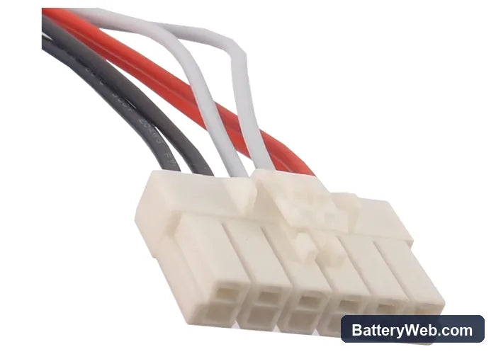 Nihon Kohden ECG-1500 Replacement Battery, 12V, 3800mAh, Ni-MH 6