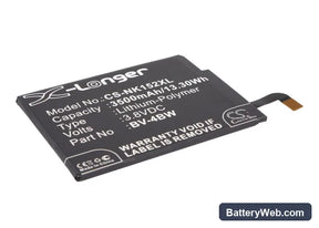 Nokia Lumia 1520 Replacement Battery, 3.8V, 3500mAh, Li-Polymer 1