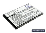 Nokia 303 Replacement Battery, 3.7V, 1000mAh, Li-ion 2