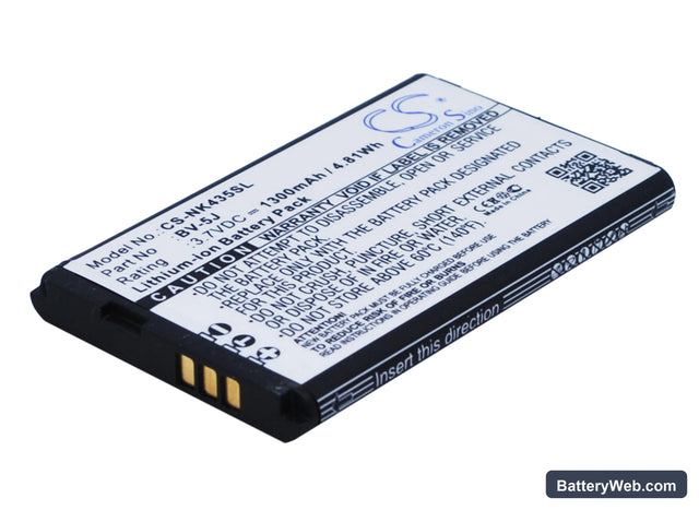 Microsoft Lumia 435 Replacement Battery, 3.7V, 1300mAh, Li-ion 1