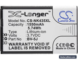 Microsoft Lumia 435 Replacement Battery, 3.7V, 1550mAh, Li-ion 5