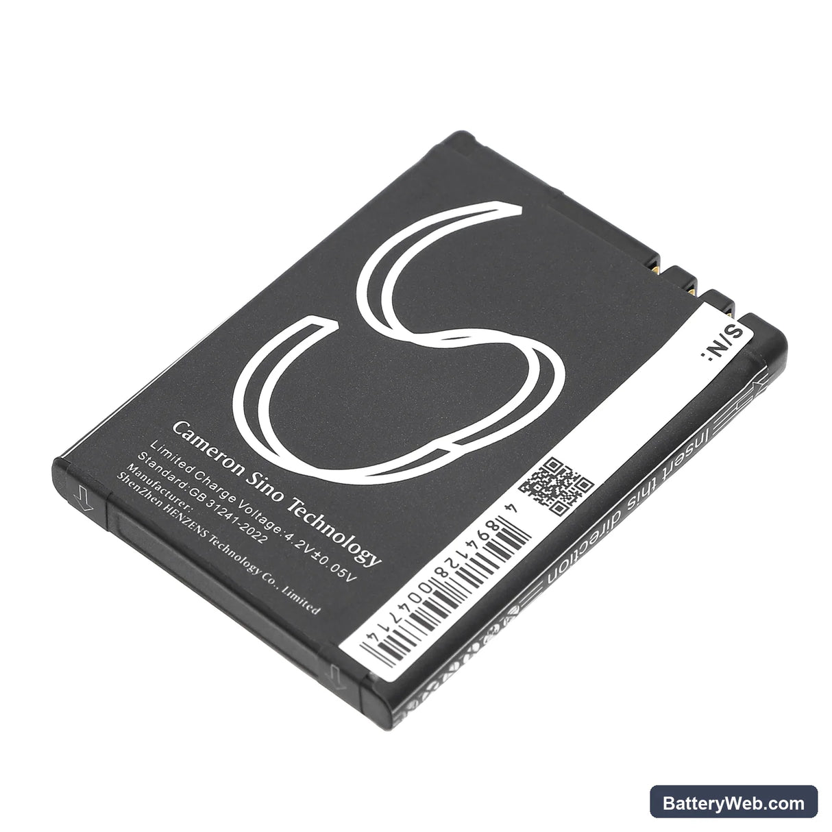 Nokia 6111 Replacement Battery, 3.7V, 700mAh, Li-ion 4