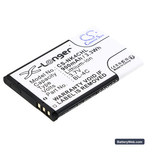 Olympia Vox Color Replacement Battery, 3.7V, 900mAh, Li-ion 1