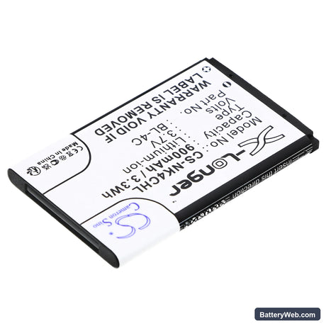 Olympia Vox Color Replacement Battery, 3.7V, 900mAh, Li-ion 2
