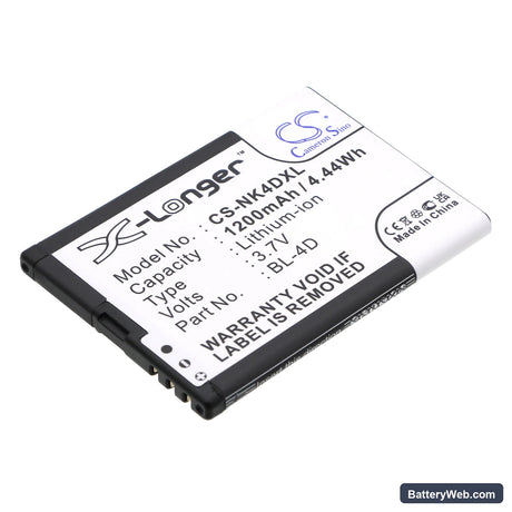 NGM Fred Replacement Battery, 3.7V, 1200mAh, Li-ion 1