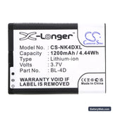 NGM Fred Replacement Battery, 3.7V, 1200mAh, Li-ion 3