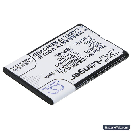 ZTE U288G Replacement Battery, 3.7V, 1700mAh, Li-ion 2