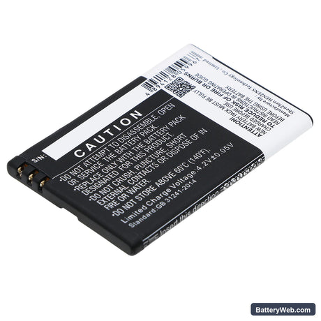 ZTE U288G Replacement Battery, 3.7V, 1700mAh, Li-ion 3