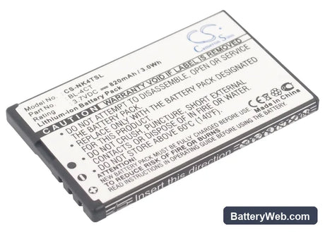 Gresso Cruiser Replacement Battery, 3.7V, 820mAh, Li-ion 1