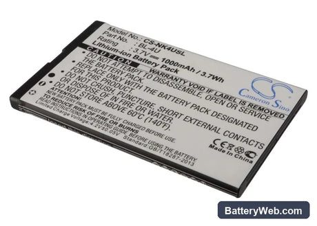 MyPhone 1080 Replacement Battery, 3.7V, 1000mAh, Li-ion 2