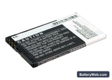 Nokia 301 Replacement Battery, 3.7V, 1200mAh, Li-ion 4