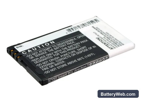 Nokia 301 Replacement Battery, 3.7V, 1200mAh, Li-ion 4