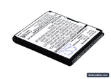 Nokia Asha 502 Replacement Battery, 3.7V, 800mAh, Li-ion 3