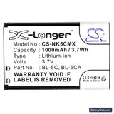 DEASY T258 Replacement Battery, 3.7V, 1000mAh, Li-ion 3