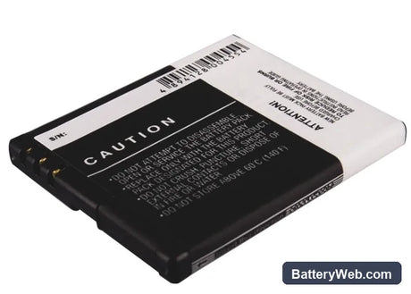 Nokia N95 Replacement Battery, 3.7V, 950mAh, Li-ion 4