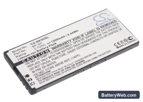 Nokia Lumia 701 Replacement Battery, 3.7V, 1200mAh, Li-ion 1