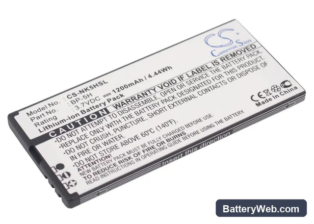 Nokia Lumia 701 Replacement Battery, 3.7V, 1200mAh, Li-ion 1