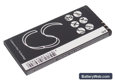 Nokia Lumia 701 Replacement Battery, 3.7V, 1200mAh, Li-ion 3