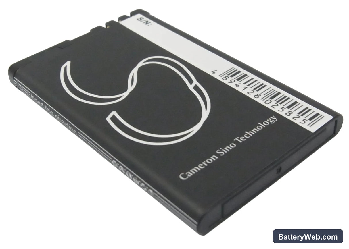 Nokia 5800 Replacement Battery, 3.7V, 900mAh, Li-ion 4