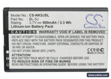 Nokia 5800 Replacement Battery, 3.7V, 900mAh, Li-ion 5