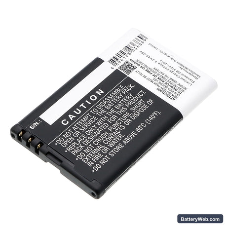 Nokia 5800 Replacement Battery, 3.7V, 1200mAh, Li-ion 3