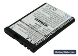 Nokia N75 Replacement Battery, 3.7V, 800mAh, Li-ion 2