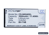 Nokia Replacement Battery, 3.8V, 3000mAh, Li-Polymer 1