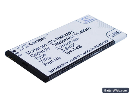 Nokia Replacement Battery, 3.8V, 3000mAh, Li-Polymer 2
