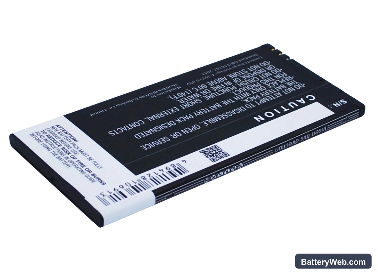 Nokia Replacement Battery, 3.8V, 3000mAh, Li-Polymer 5