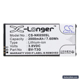 Microsoft Lumia 650 Replacement Battery, 3.8V, 2000mAh, Li-ion 3
