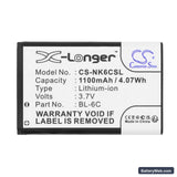 DIGIPO HDV-V16 Replacement Battery, 3.7V, 1100mAh, Li-ion 4
