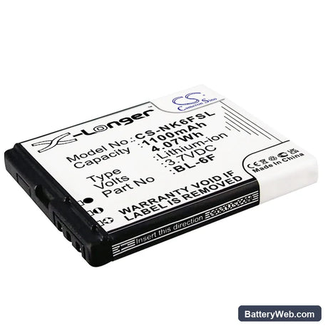 BLU Cubo Replacement Battery, 3.7V, 1100mAh, Li-ion 1