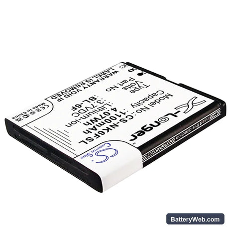 BLU Cubo Replacement Battery, 3.7V, 1100mAh, Li-ion 2