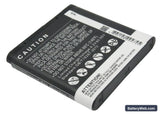Nokia 3250 Replacement Battery, 3.7V, 1100mAh, Li-ion 4