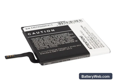 Nokia Lumia 625 Replacement Battery, 3.7V, 2000mAh, Li-Polymer 4
