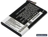 Nokia 800 Replacement Battery, 3.7V, 1450mAh, Li-ion 4