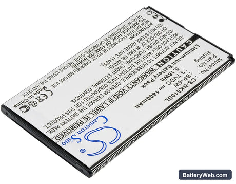 Nokia Lumia 810 Replacement Battery, 3.7V, 1400mAh, Li-ion 2