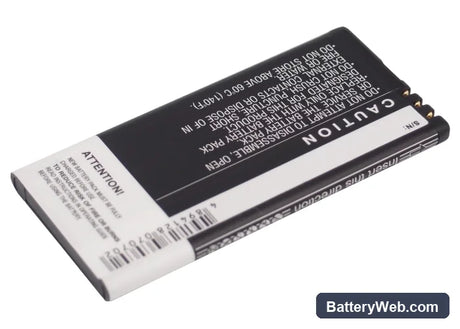 Nokia Lumia 820 Replacement Battery, 3.7V, 1650mAh, Li-ion 3